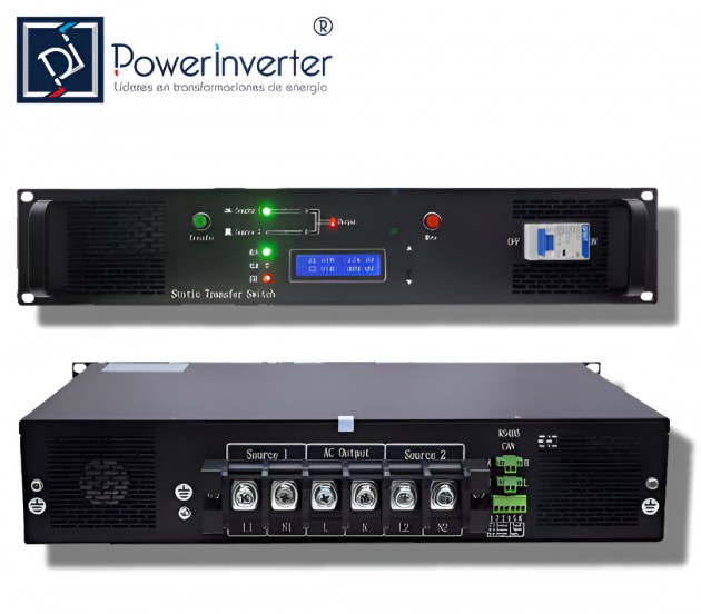ATS RELE - RACK ESTATICO AUTOTRANSFERENCIA 220VAC - MODULO REDUNDANCIA